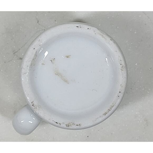 VTG Miniature Ceramic Safari Zoo Elephant Giraffes Mug Cup Collectible 1.25" - Picture 10 of 14